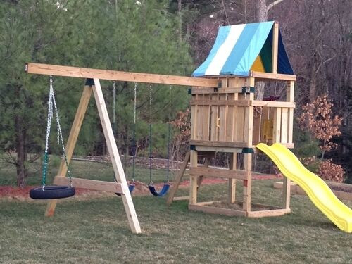 Do It Yourself Backyard Playsets
 New Do It Yourself Swing Set Play Ground Parts Kit for