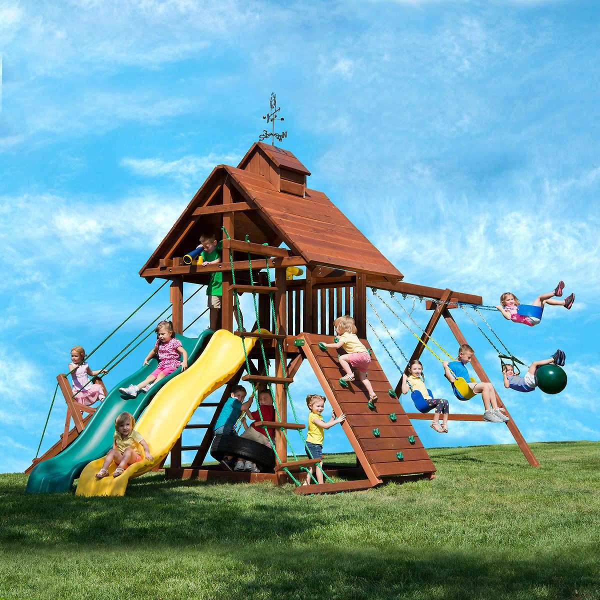 Do It Yourself Backyard Playsets
 $2600 200 for installation optional costco Kids