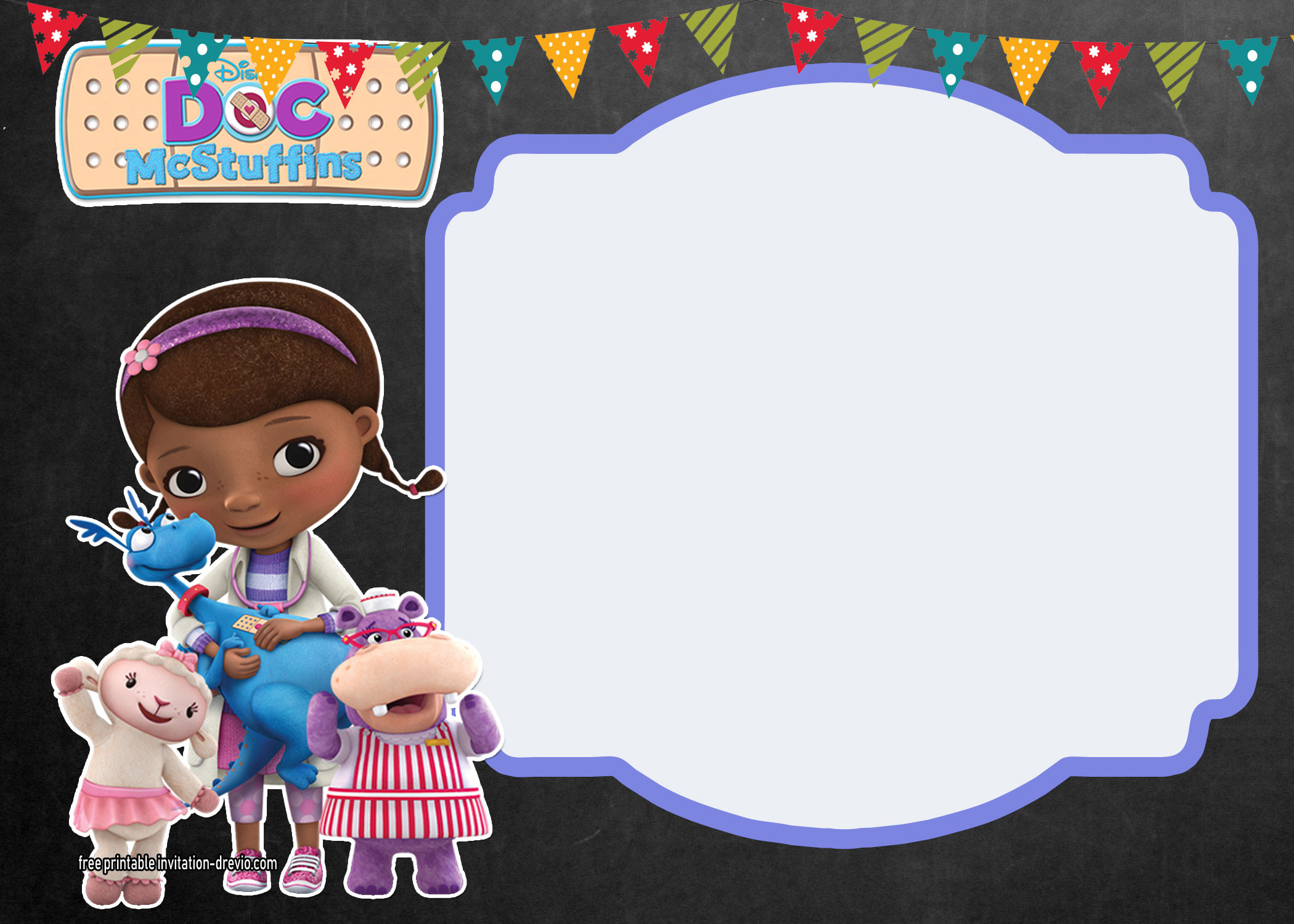 Doc Mcstuffin Birthday Invitations
 Doc McStuffins Birthday Invitation Templates