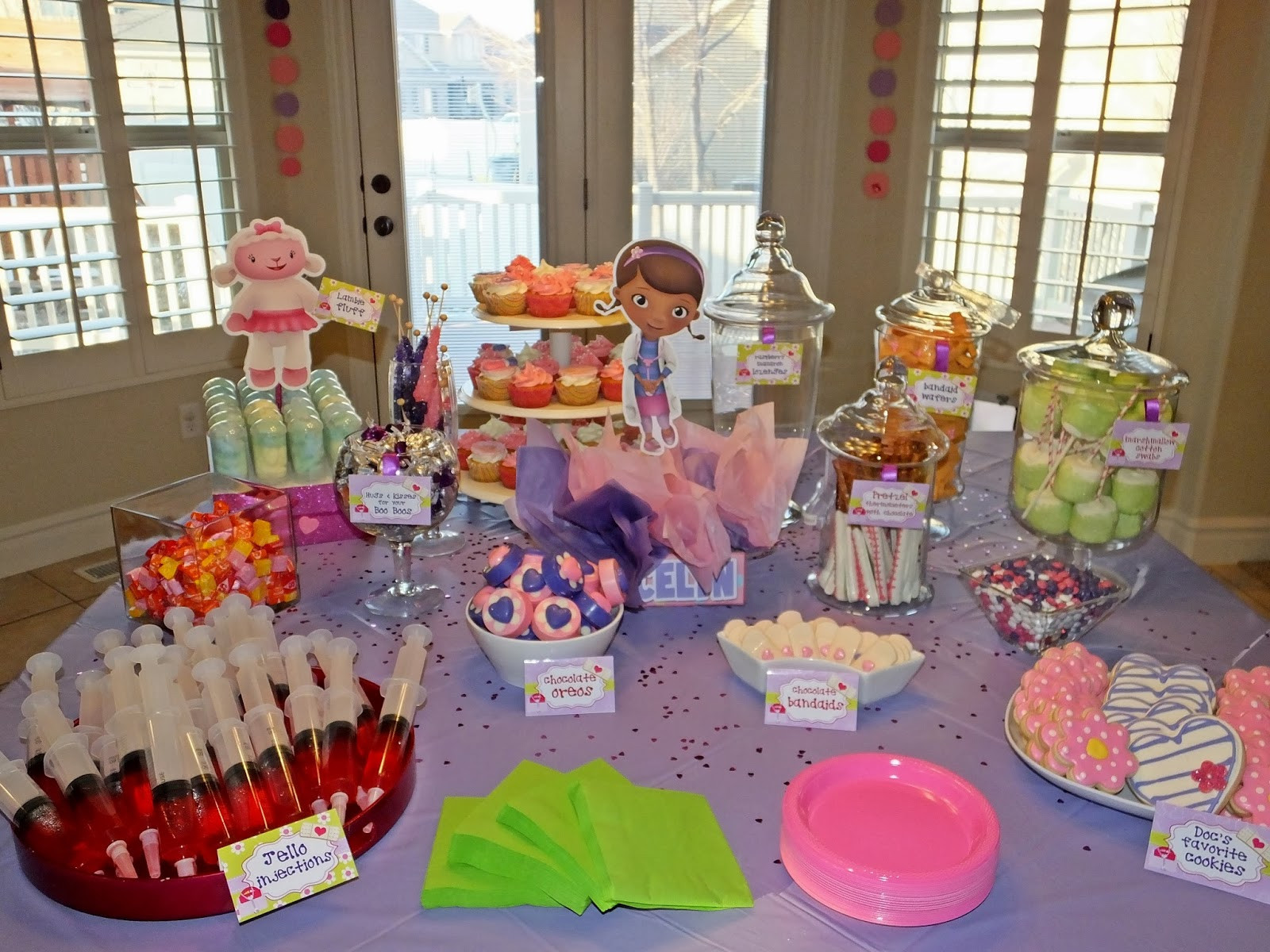 Doc Mcstuffins Birthday Party Decorations
 padicakes Doc McStuffins Birthday Party