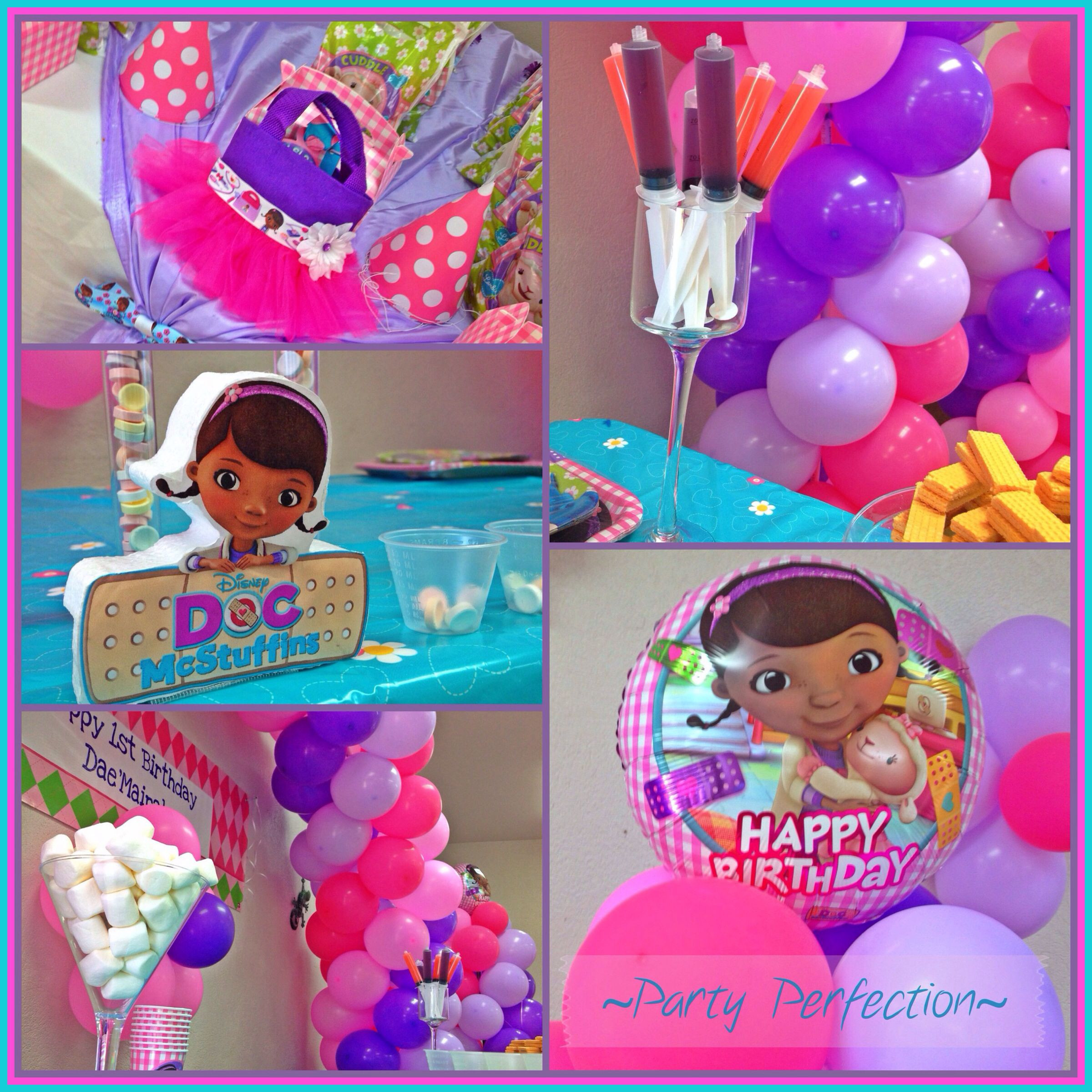 Doc Mcstuffins Birthday Party Decorations
 Doc McStuffins party decor by Glenda