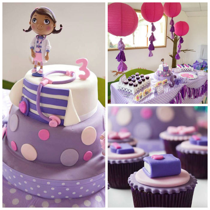 Doc Mcstuffins Birthday Party Decorations
 Kara s Party Ideas Doc McStuffins Birthday Party via Kara