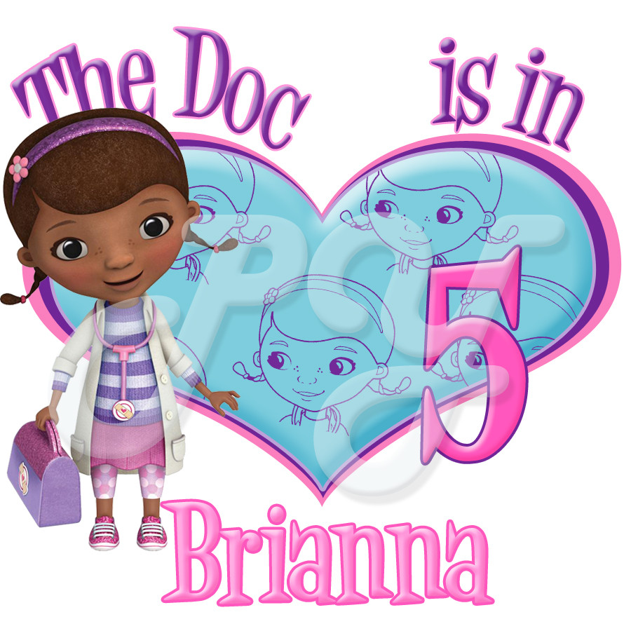 Doc Mcstuffins Personalized Birthday Invitations
 Doc McStuffins Personalized Birthday t shirt