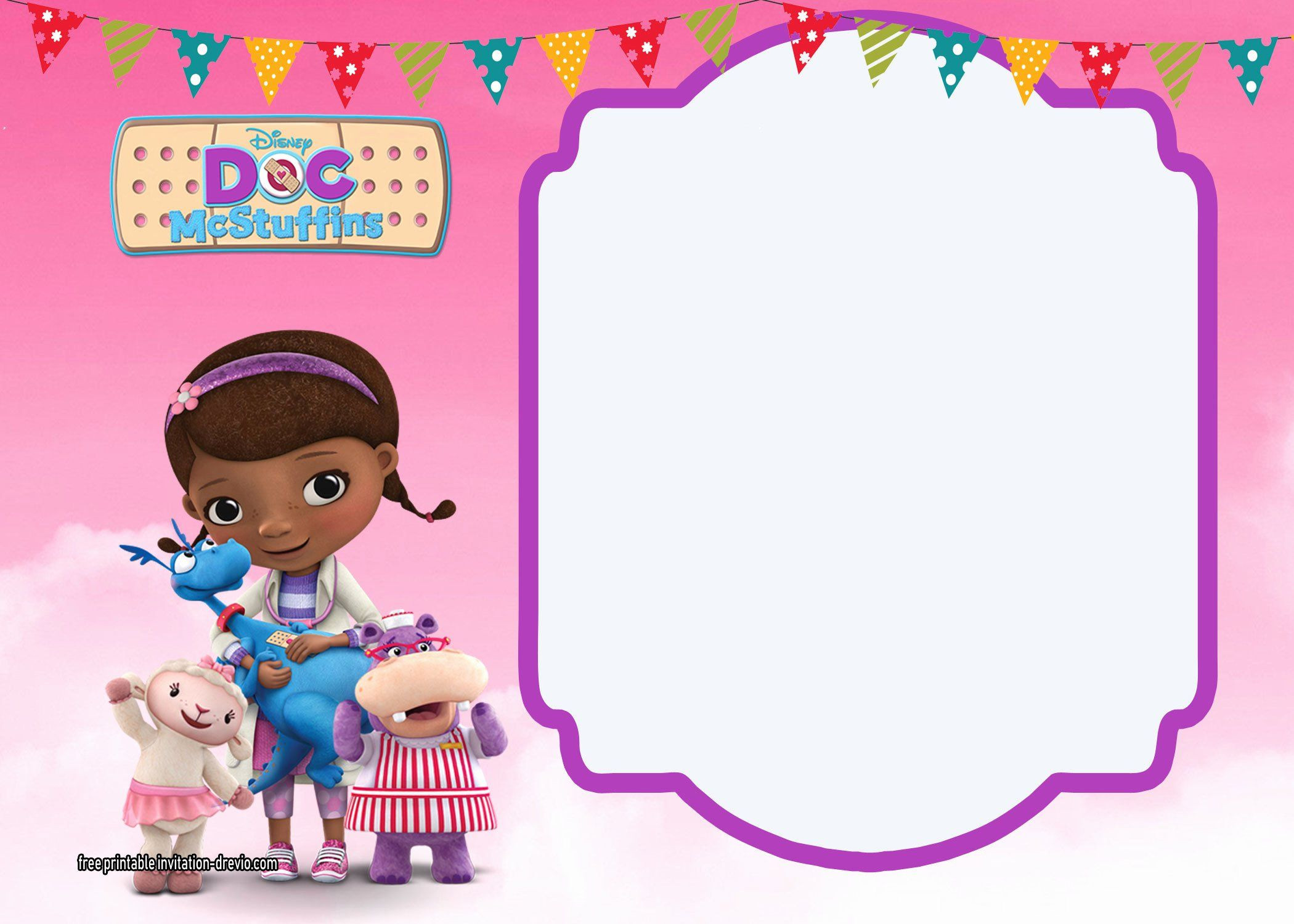 Doc Mcstuffins Personalized Birthday Invitations
 Fresh Doc Mcstuffins Invitations Template in 2020