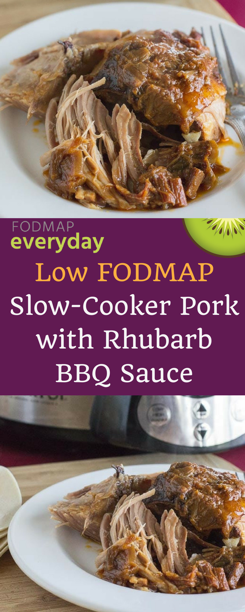 Does Bbq Sauce Have Dairy
 Slow Cooker Pork with Rhubarb BBQ Sauce Recipe