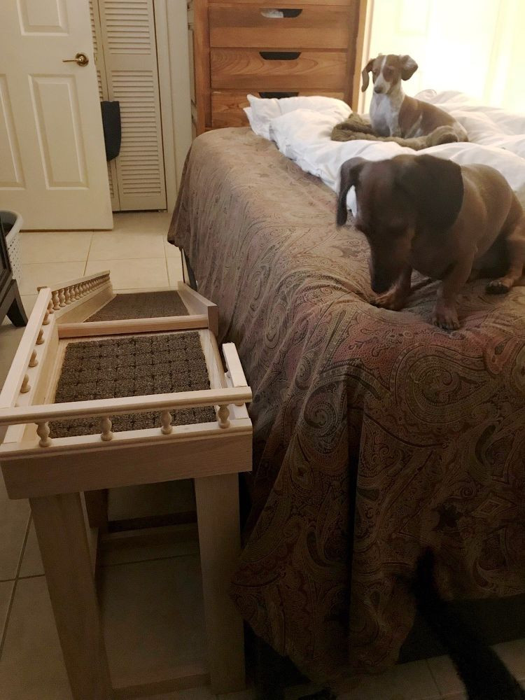 Dog Ramp For Bed DIY
 Puppy Love DIY Dog Ramp for Bedroom