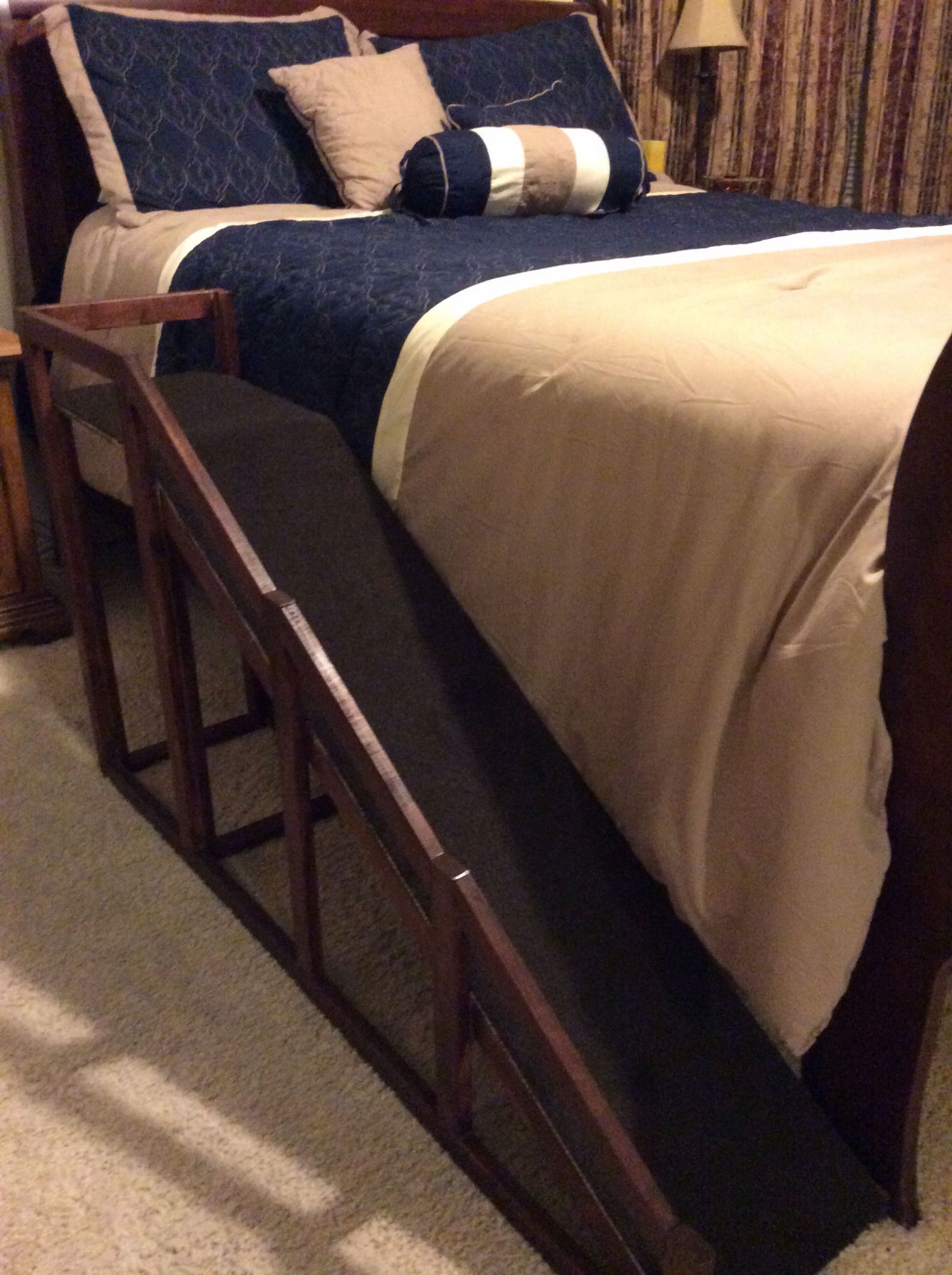 Dog Ramp For Bed DIY
 Ramp for dog My dog could not jump into the bed so my
