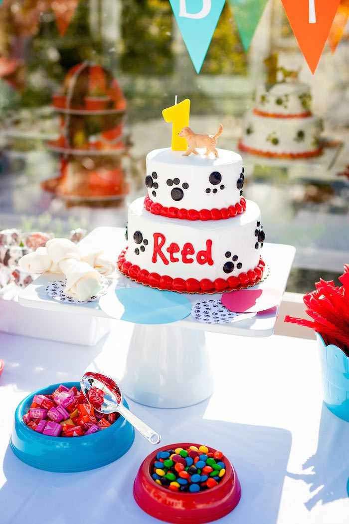 Doggy Birthday Party
 Kara s Party Ideas Puppy Themed 1st Birthday Party