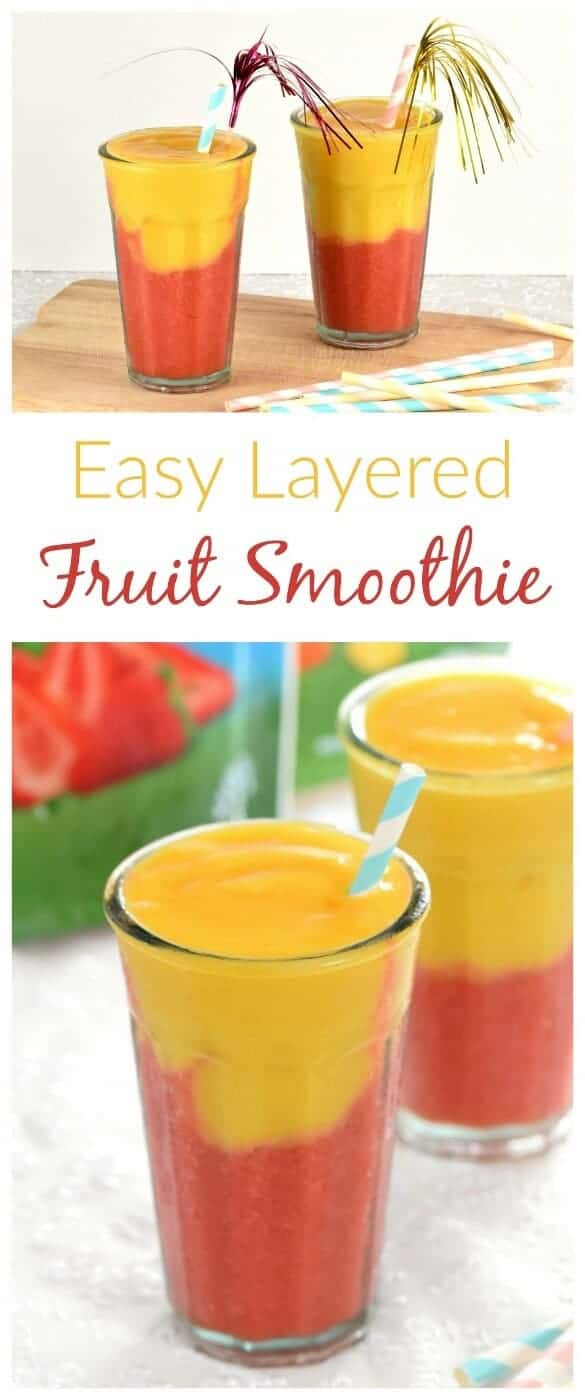 Dole Frozen Fruit Smoothie Recipes
 Easy Layered Smoothie Recipe with Dole Frozen Fruit