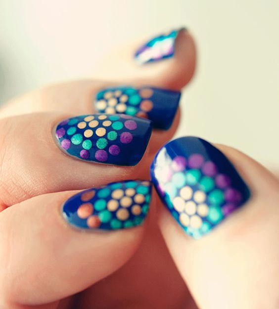 Dot Nail Art
 50 Different Polka dots Nail Art Ideas That Anyone Can DIY