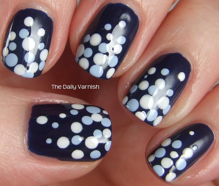 Dot Nail Art
 Nail Art Polka Dot Fade – The Daily Varnish