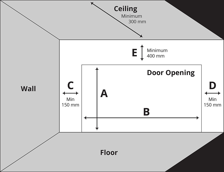 Double Garage Door Width
 Aluminium Garage Doors