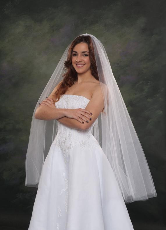 Double Layer Wedding Veils
 Double Layer Wedding Veil Light Ivory Two by