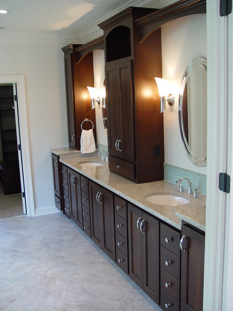 Double Mirror Bathroom
 Double Sink Vanity Oval Mirrors Modern Bathroom
