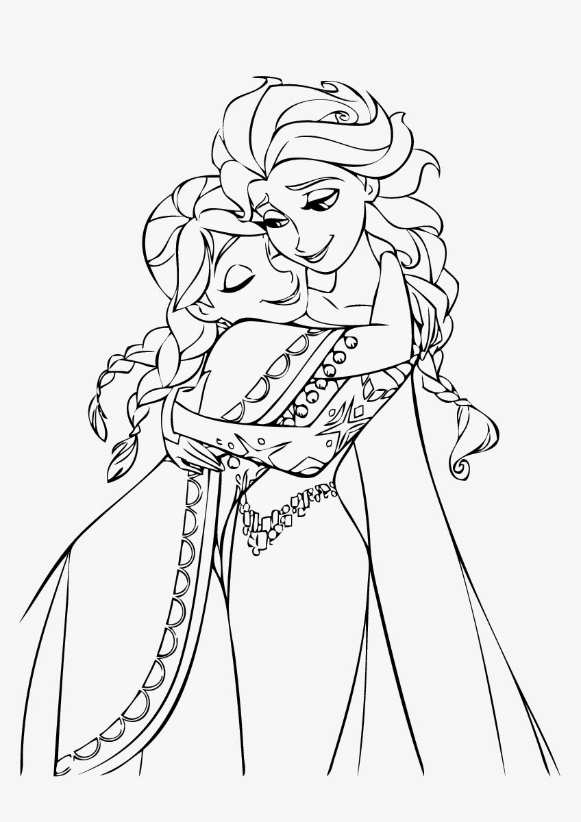 Download Coloring Pages For Kids
 Free Printable Frozen Coloring Pages for Kids Best