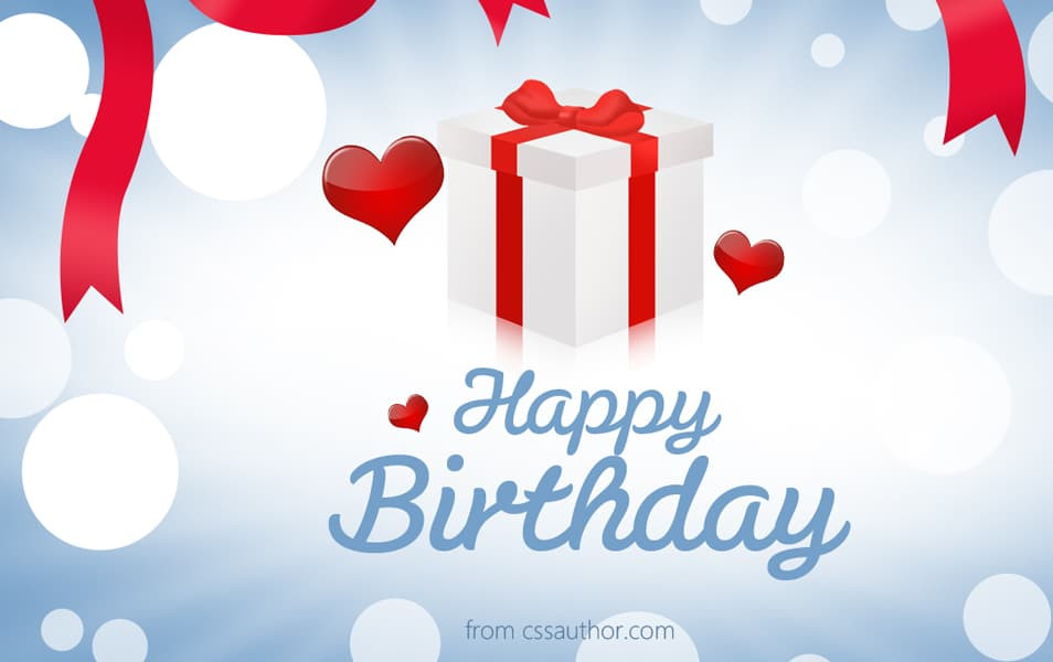 Download Free Birthday Cards
 Beautiful Birthday Greetings Card PSD For Free Download