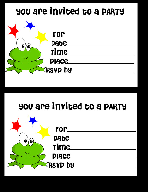 Downloadable Birthday Invitations
 Free Printable Birthday Invitation