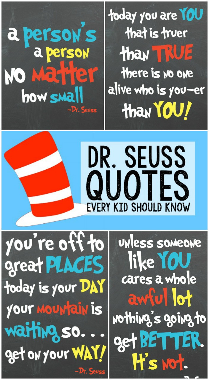 Dr.Seuss Quotes About Children
 Dr Seuss Quotes For Kids Written Reality