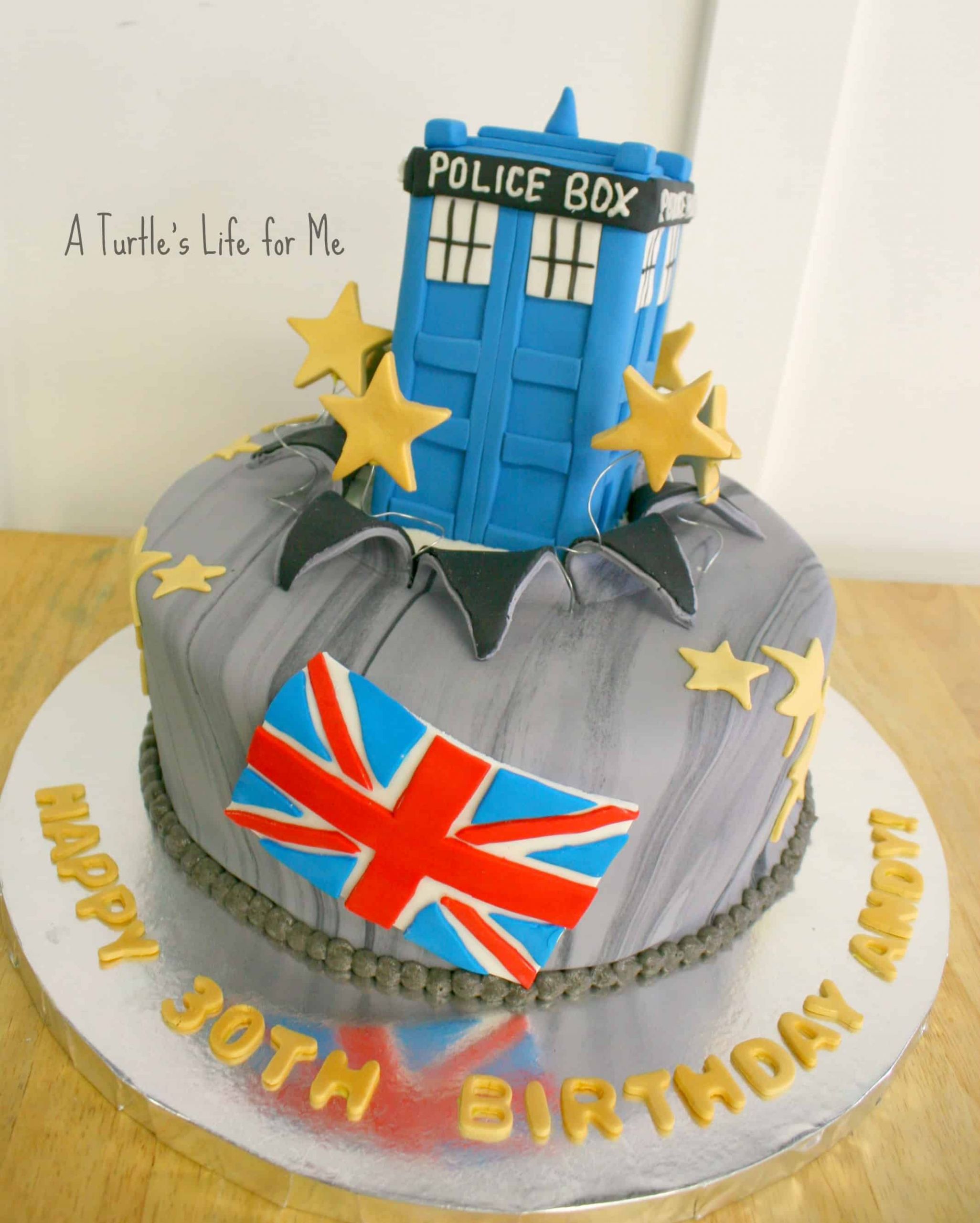Dr Who Birthday Cake
 Rice Krispie Cake Topper Tutorial A Turtle s Life for Me