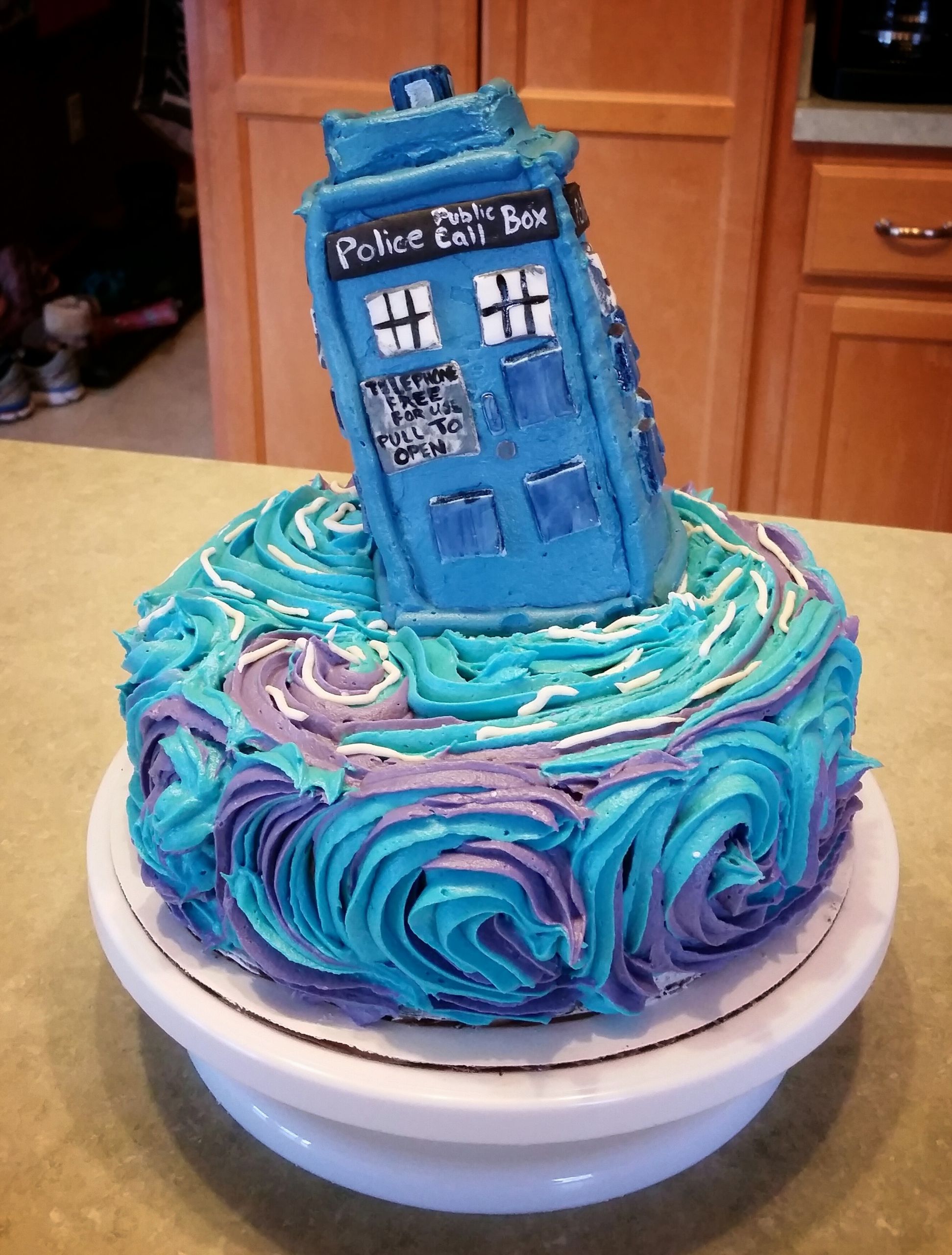 Dr Who Birthday Cake
 My Doctor Who Cake My Own Unexpected Journey