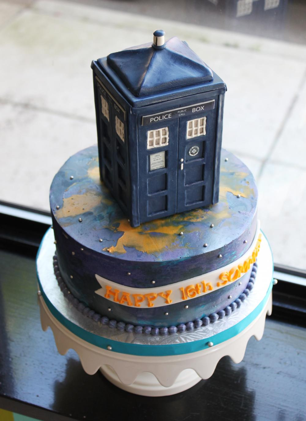 Dr Who Birthday Cake
 Tardis Birthday Cake