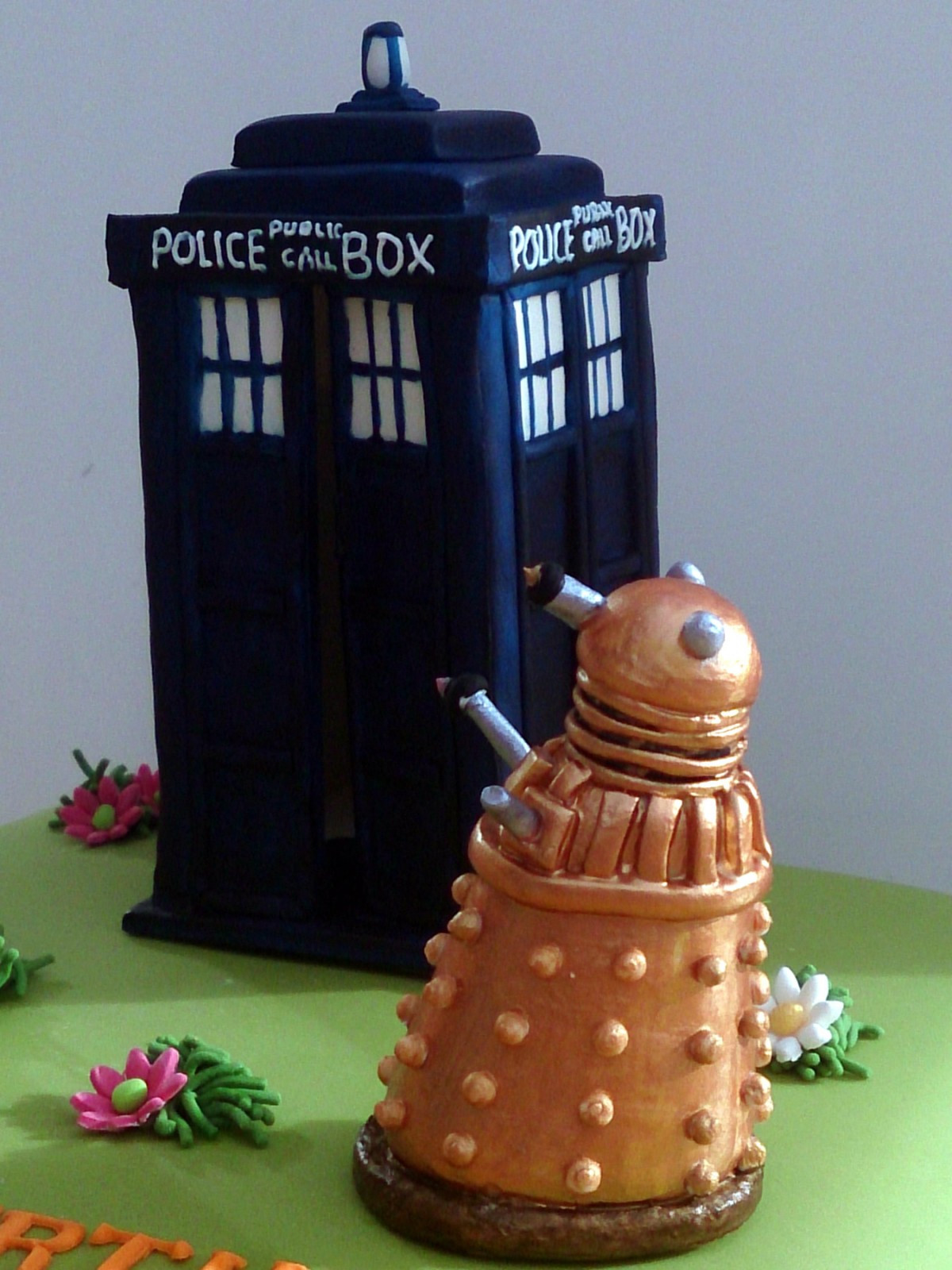 Dr Who Birthday Cake
 Dr Who Tardis and Dalek Novelty Birthday Cake Susie s Cakes