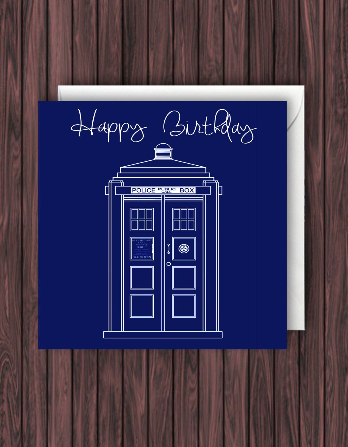 Dr Who Birthday Card
 Tardis Card Doctor Who Birthday Card Dr Who Birthday