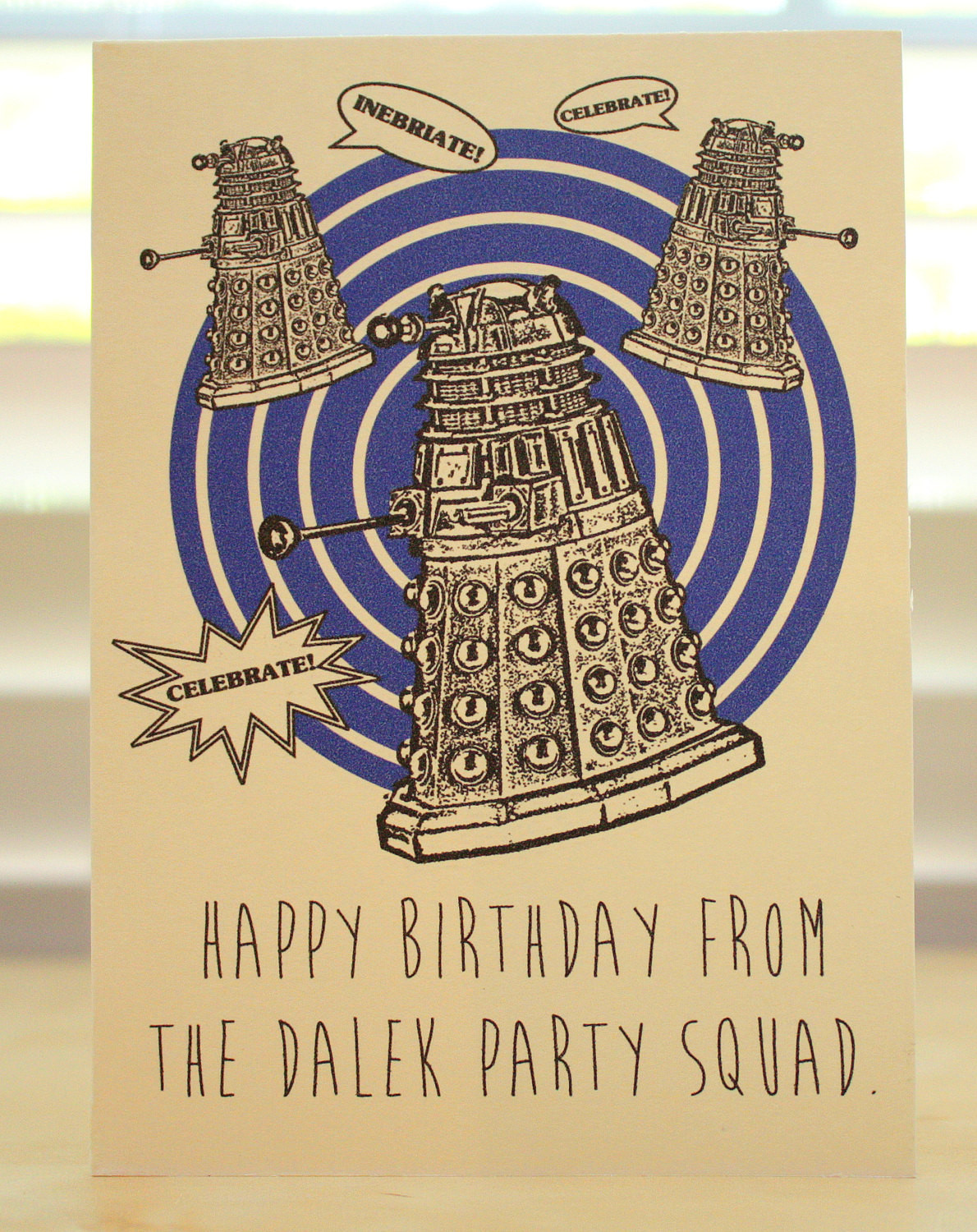 Dr Who Birthday Card
 Doctor Who Birthday card Dalek Tardis Dr Who by radecards