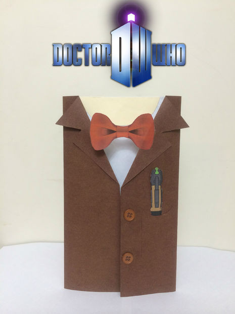 Dr Who Birthday Card
 Doctor Who Birthday Card 5 Steps with