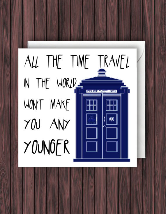 Dr Who Birthday Card
 Funny Pop Culture Birthday Cards on Etsy PrintKEG Blog