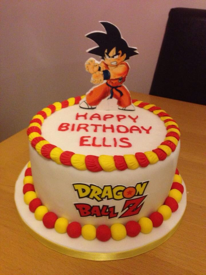 Dragon Ball Z Birthday Cake
 17 Best images about DRAGON BOLL Z on Pinterest