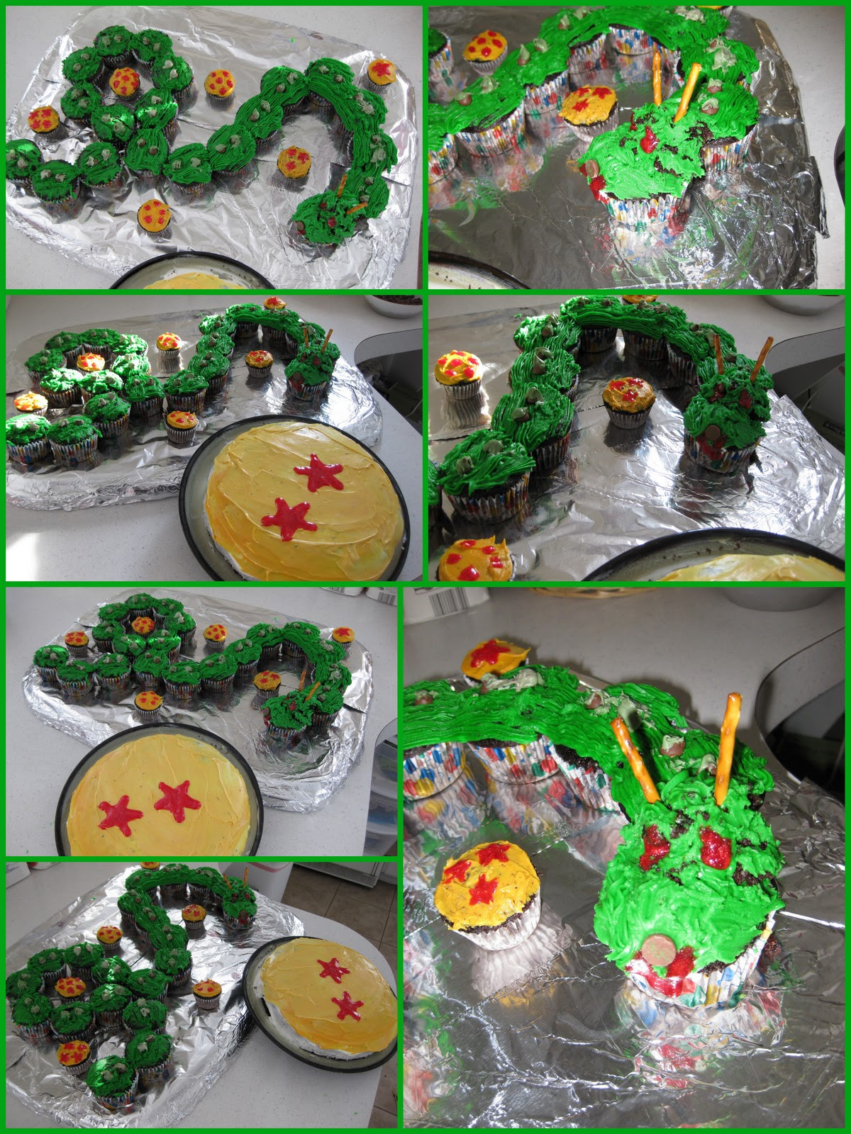 Dragon Ball Z Birthday Cake
 Crafty Mommy Diva Dragonball Z Birthday