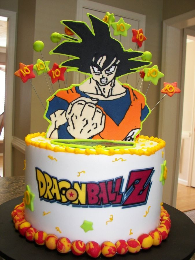 Dragon Ball Z Birthday Cake
 Sun Goku Dragon Ball Z Birthday Cake