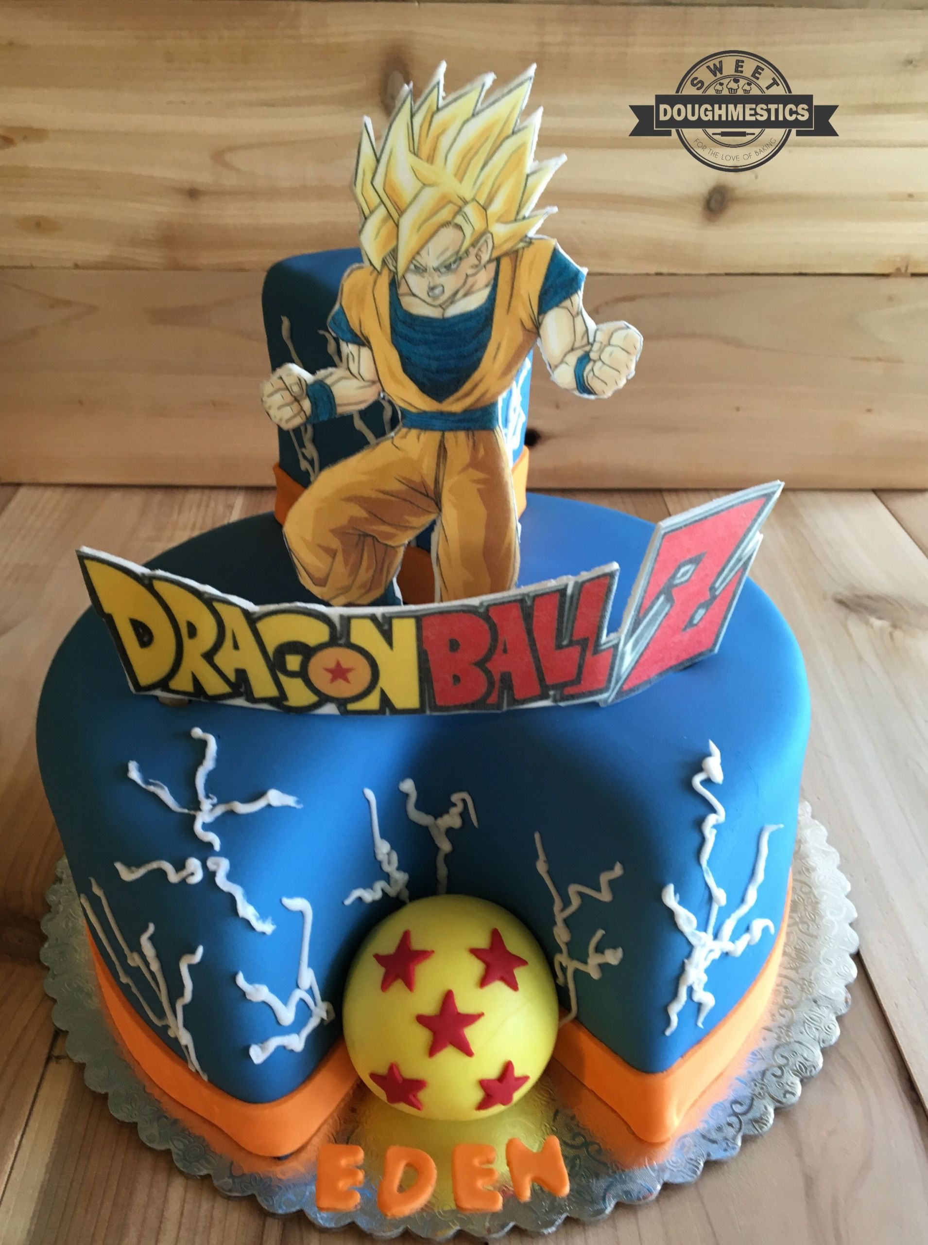 Dragon Ball Z Birthday Cake
 Dragon Ball Z Cake by Sweet Doughmestics