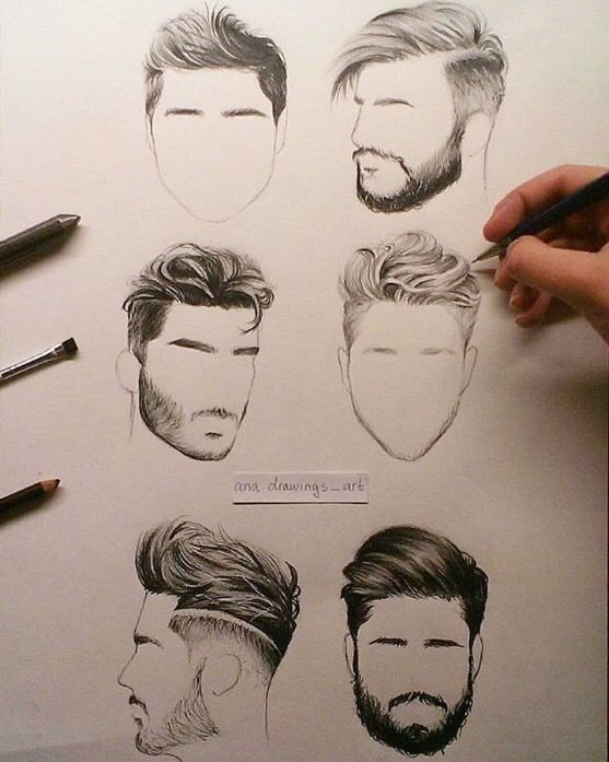 Drawing Male Hairstyles
 Hair styles for men