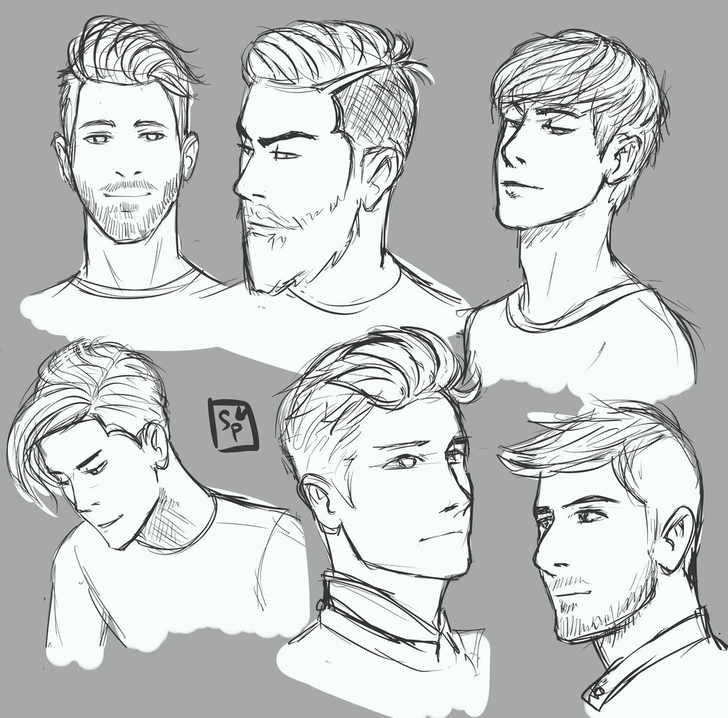 Drawing Male Hairstyles
 Men Hair Drawing at GetDrawings