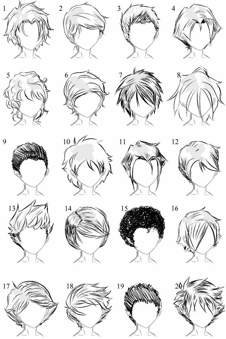 Drawing Male Hairstyles
 20 More Male Hairstyles by LazyCatSleepsDaily on DeviantArt