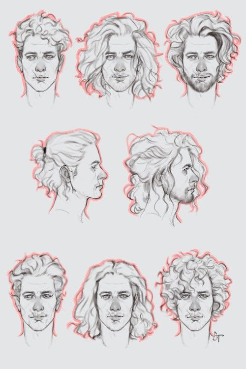 Drawing Male Hairstyles
 Male Hair Sketch at PaintingValley