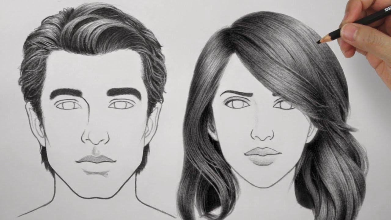 Drawing Male Hairstyles
 How to Draw Hair Male & Female Ultimate Tutorial