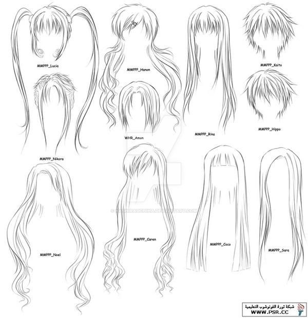 Drawings Of Anime Hairstyles
 How to draw anime girl hairstyles by KashiraUchiha on