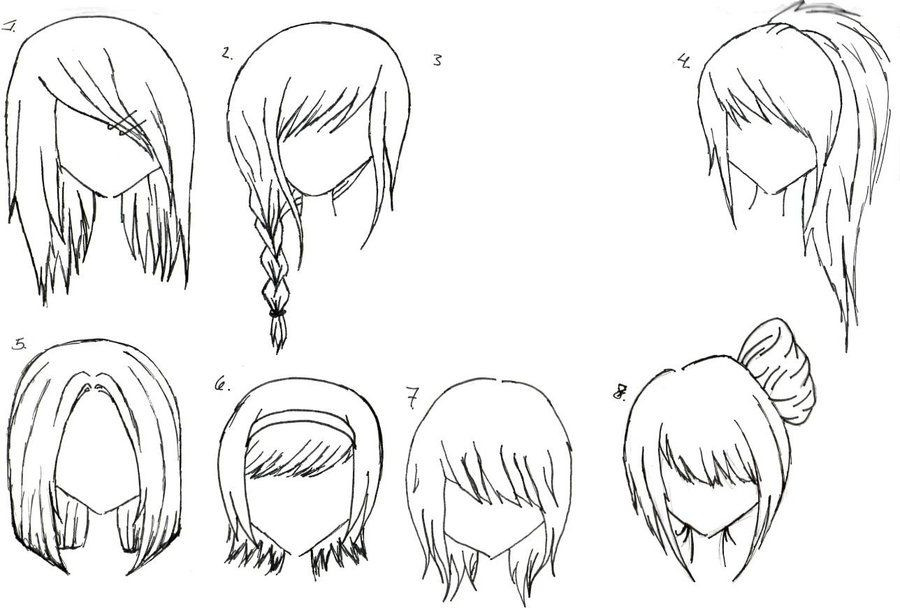 Drawings Of Anime Hairstyles
 How To Draw Female Anime Hairstyles – HD Wallpaper Gallery