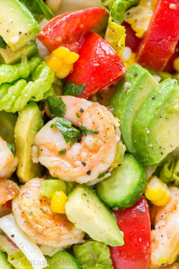 Dressing For Shrimp Salad
 Shrimp Cobb Salad VIDEO NatashasKitchen