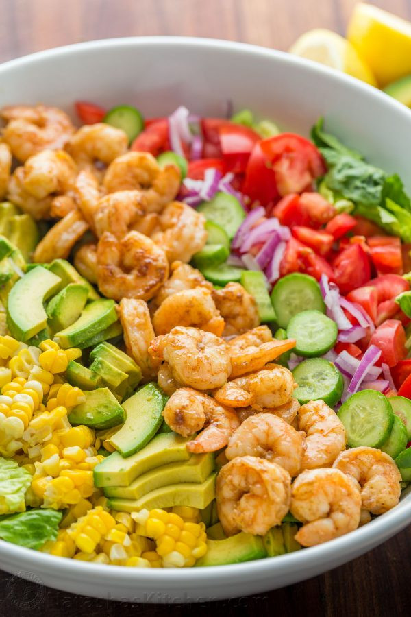 Dressing For Shrimp Salad
 Avocado Shrimp Salad Recipe VIDEO NatashasKitchen