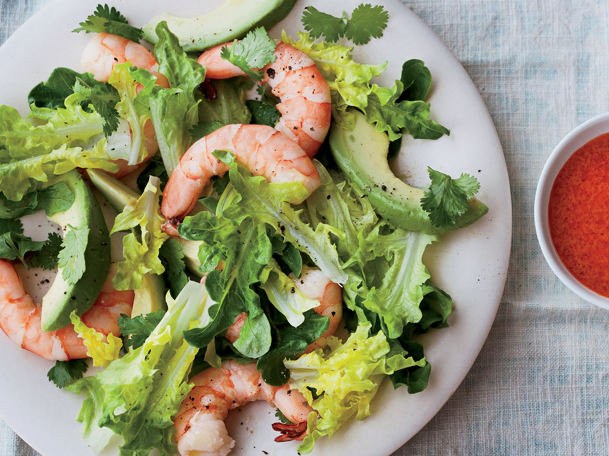 Dressing For Shrimp Salad
 Avocado and Shrimp Salad with Red Goddess Dressing Recipe