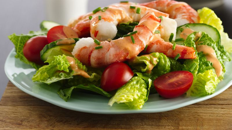 Dressing For Shrimp Salad
 Shrimp Salad with Zesty Dressing Recipe BettyCrocker