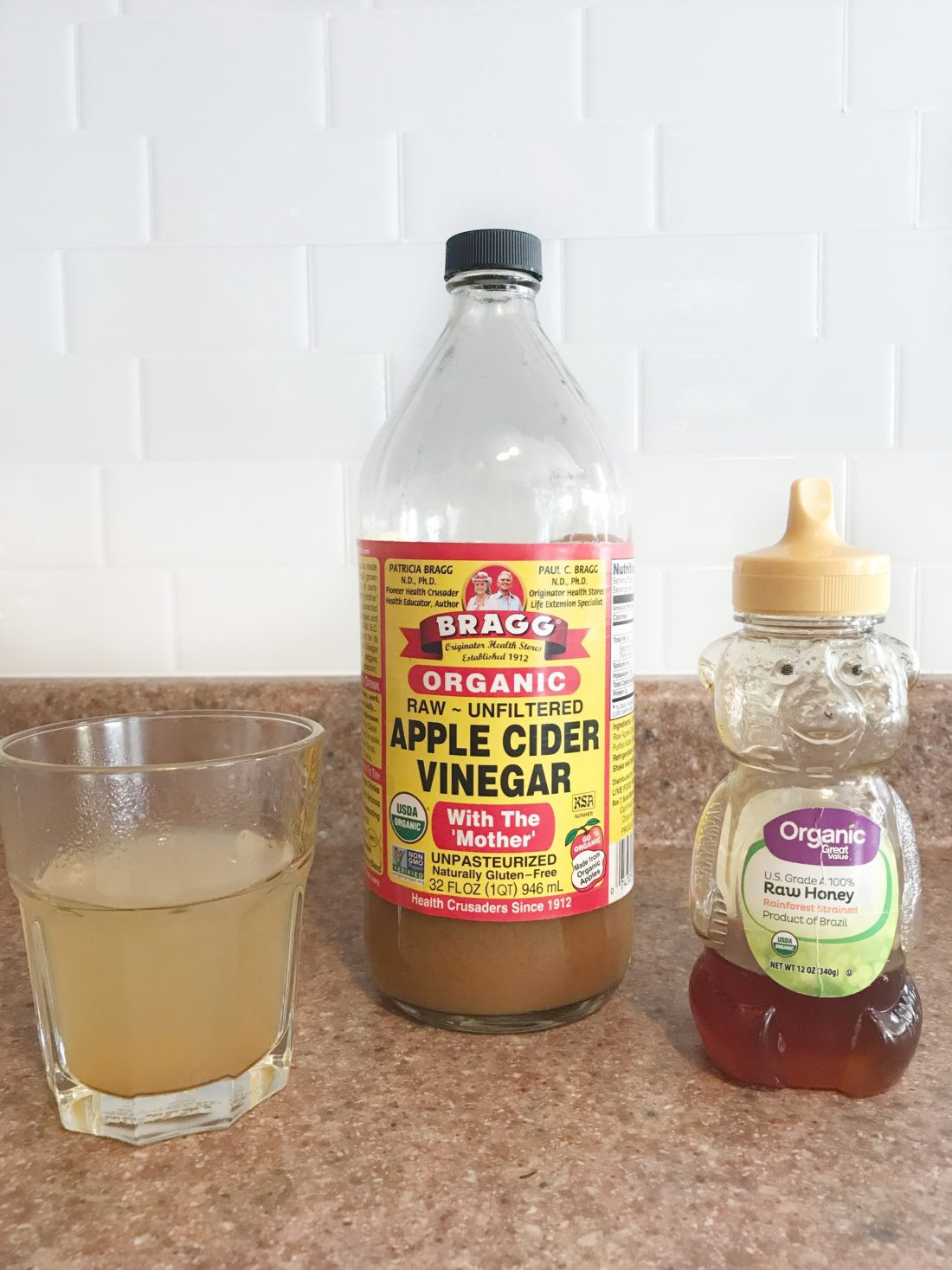 Drinking Apple Cider Vinegar
 My Apple Cider Vinegar & Honey Daily Drink A Cup Full of