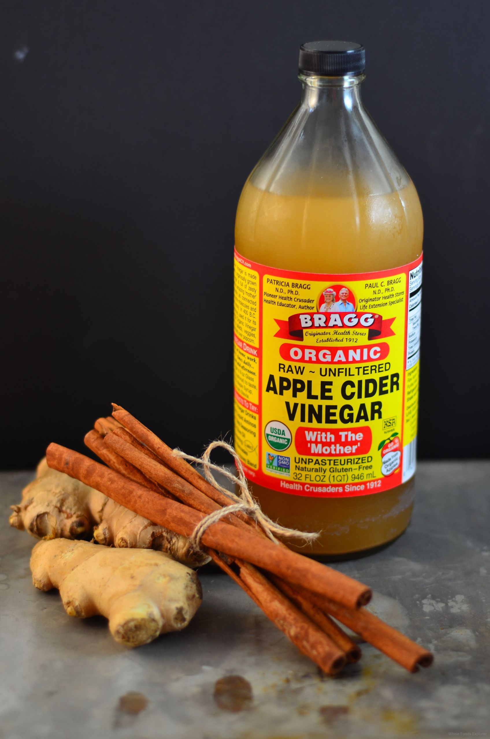 Drinking Apple Cider Vinegar
 Apple Cider Vinegar Drink With Ginger & Cinnamon Whole