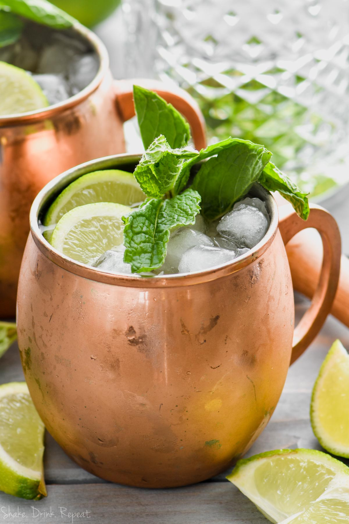 Drinks To Make With Gin
 Moscow Mule with Gin Shake Drink Repeat