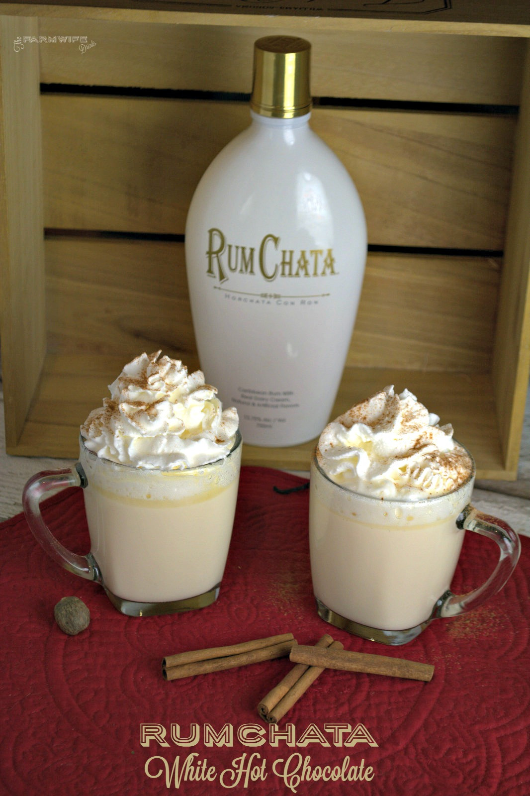 Drinks To Make With Rum Chata
 Crock Pot RumChata White Hot Chocolate The Farmwife Drinks