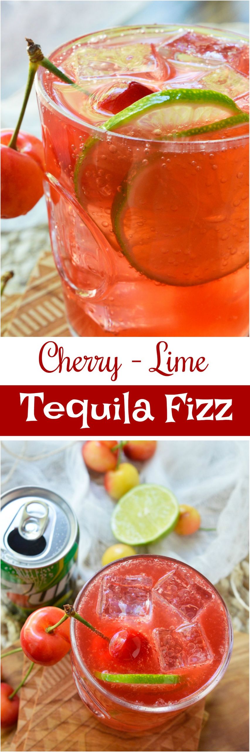 Drinks To Make With Tequila
 Cherry Lime Tequila Cocktail WonkyWonderful